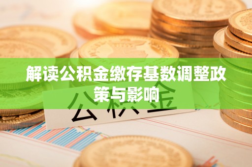 舒城解读公积金缴存基数调整政策与影响