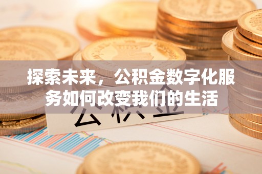 舒城探索未来，公积金数字化服务如何改变我们的生活